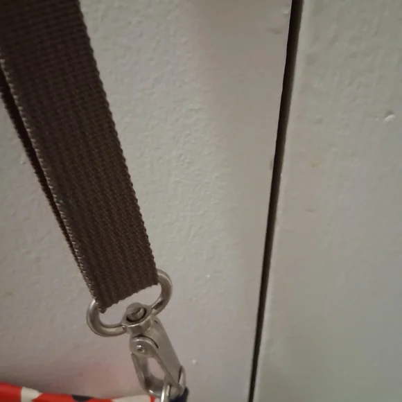 Orla Kiely Floral Red and White Crossbody Bag - Picture 5 of 16